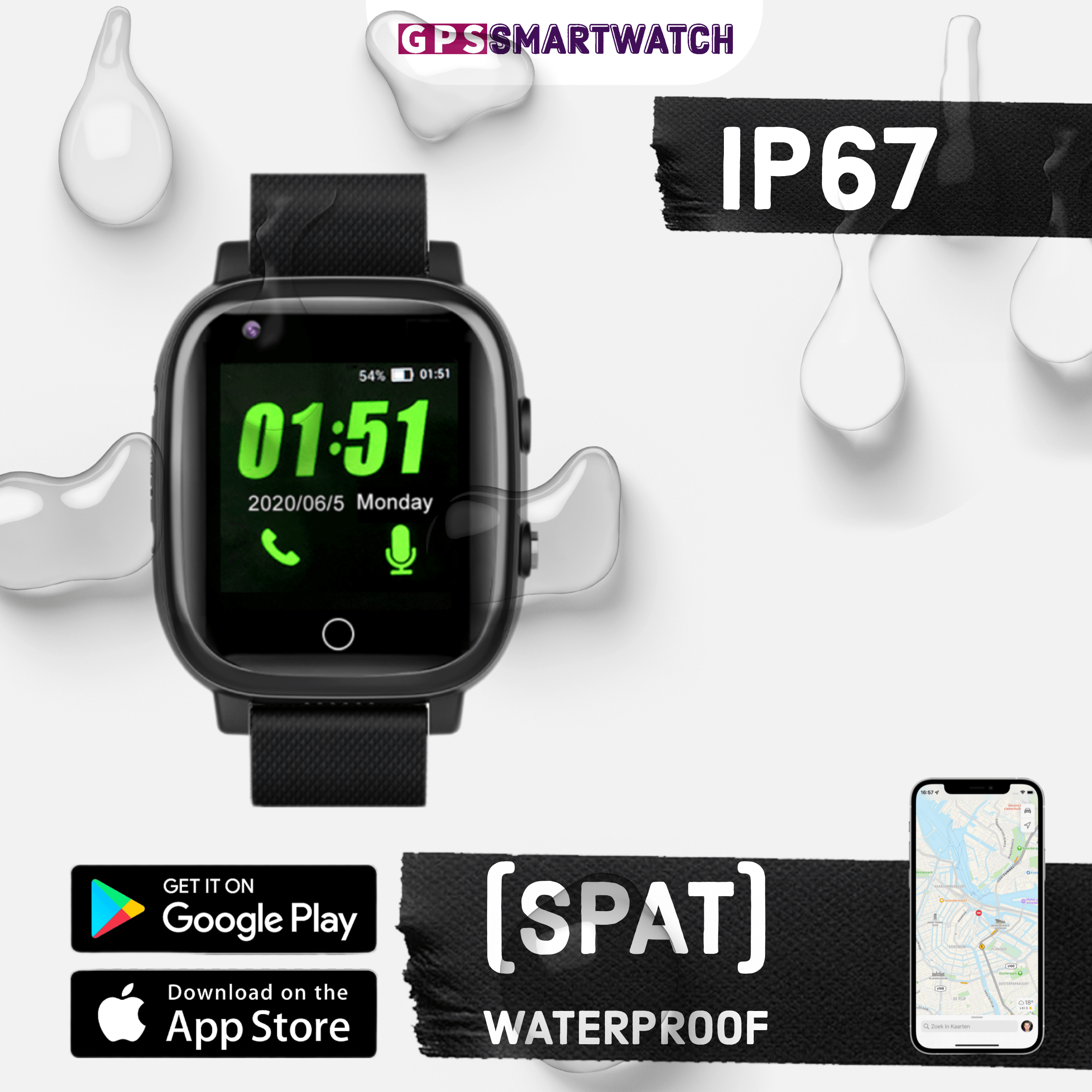 GPS Smartwatch WB5S senior