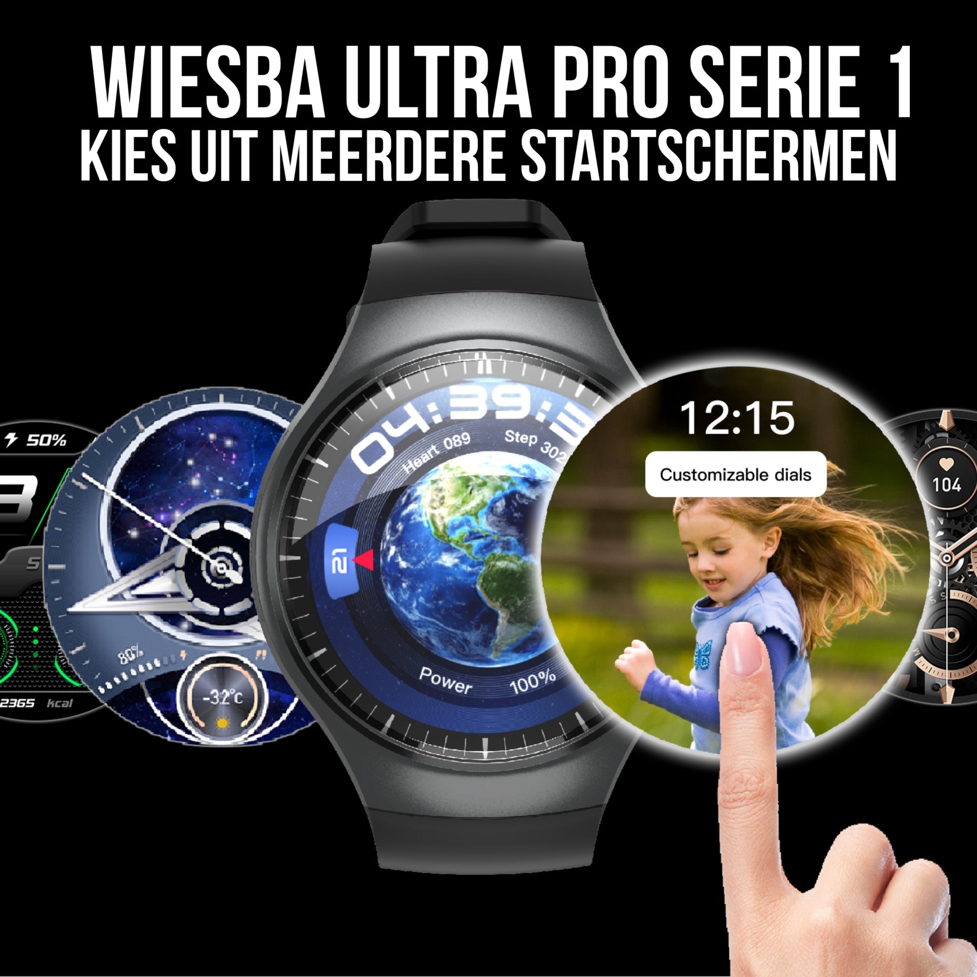 Wiesba Ultra Pro Serie 1 Smartwatch