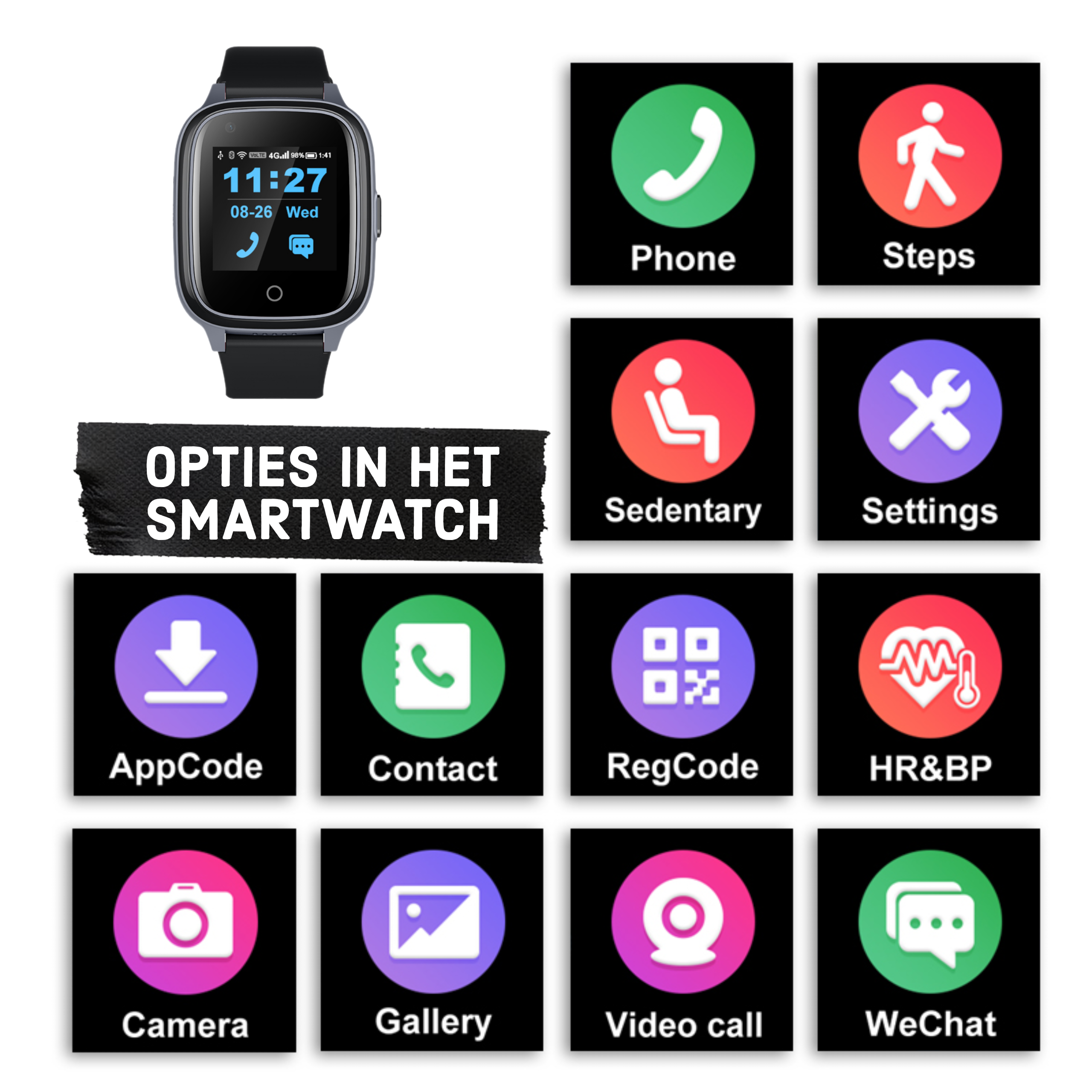 GPS Smartwatch WB32A senior