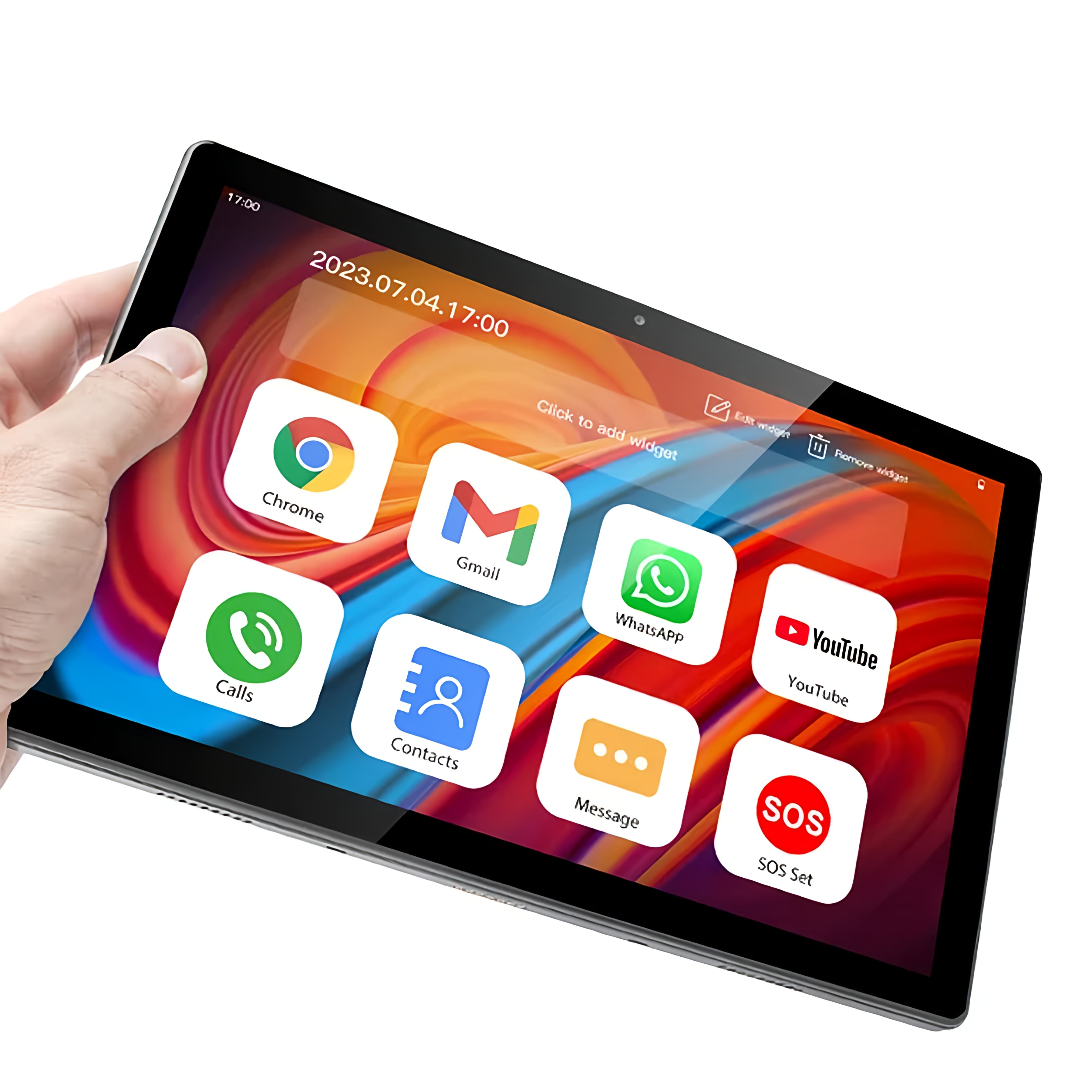 Wiesba senioren tablet 10,1" 4G SOS-Knop