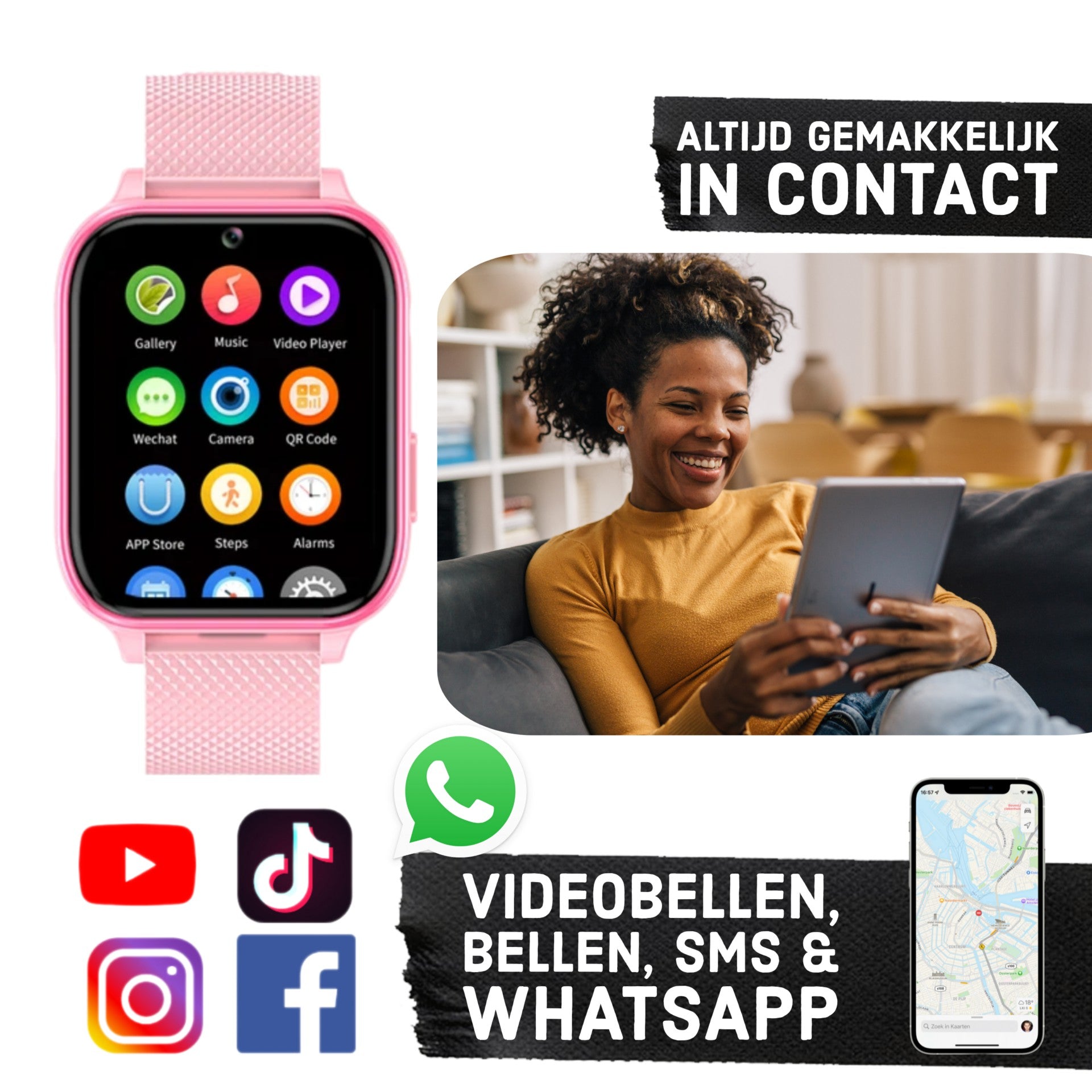 GPS Smartwatch enfants WB5 - montre gps enfant - appel de montre pour enfants - tracker gps montre pour enfants - montre pour enfants avec gps - montre pour enfants