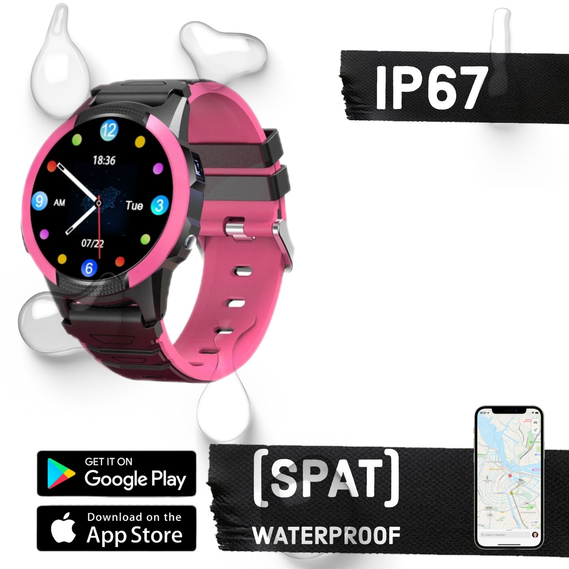 GPS Smartwatch enfants WB56 - montre gps enfant - appel de montre pour enfants - tracker gps montre pour enfants - montre pour enfants avec gps - montre pour enfants