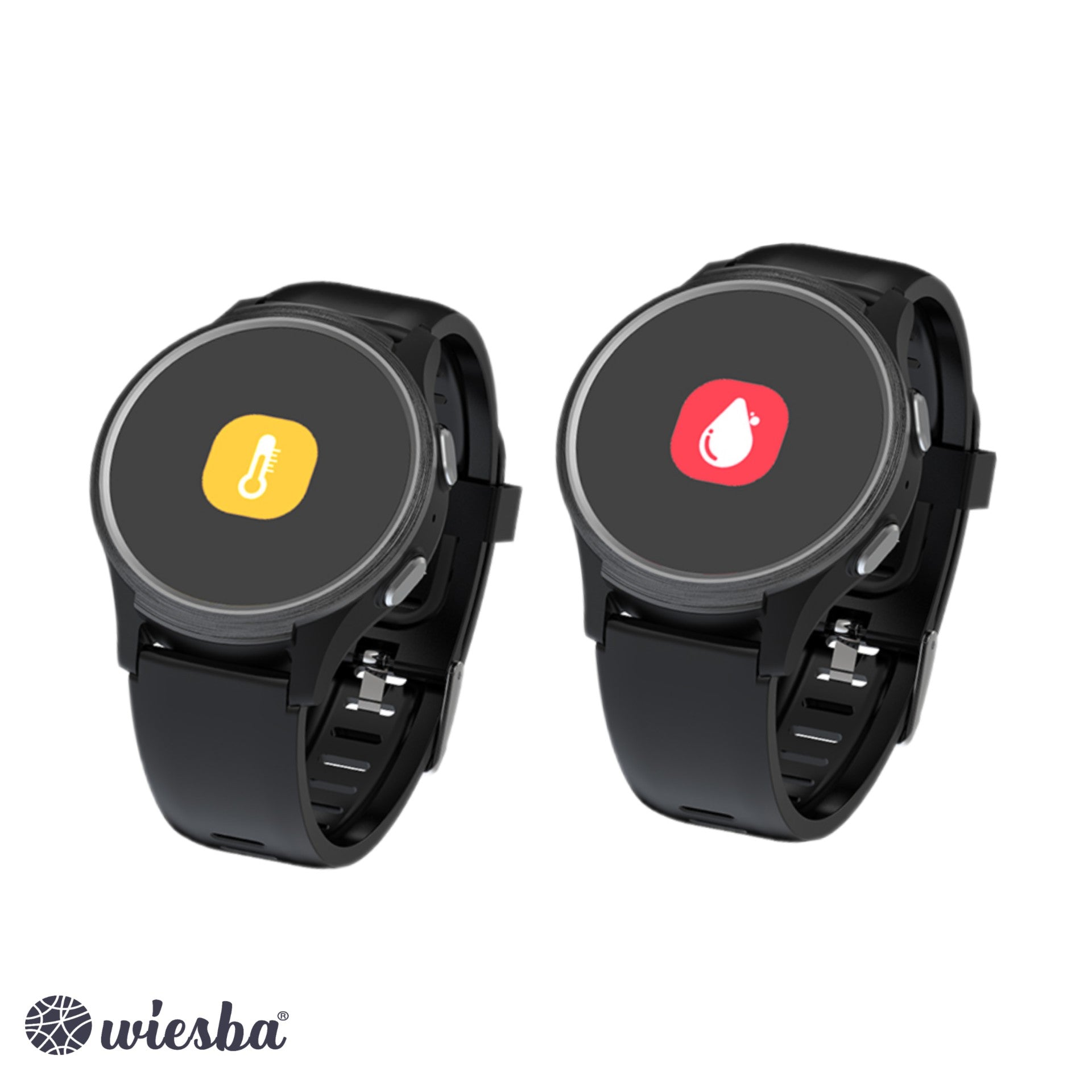 Wiesba WB58S - GPS Watch Senior - Smartwatch for the Elderly - Personal Alarms - Alarm Watch Elderly - GPS Watch Alzheimer - Fall Detection