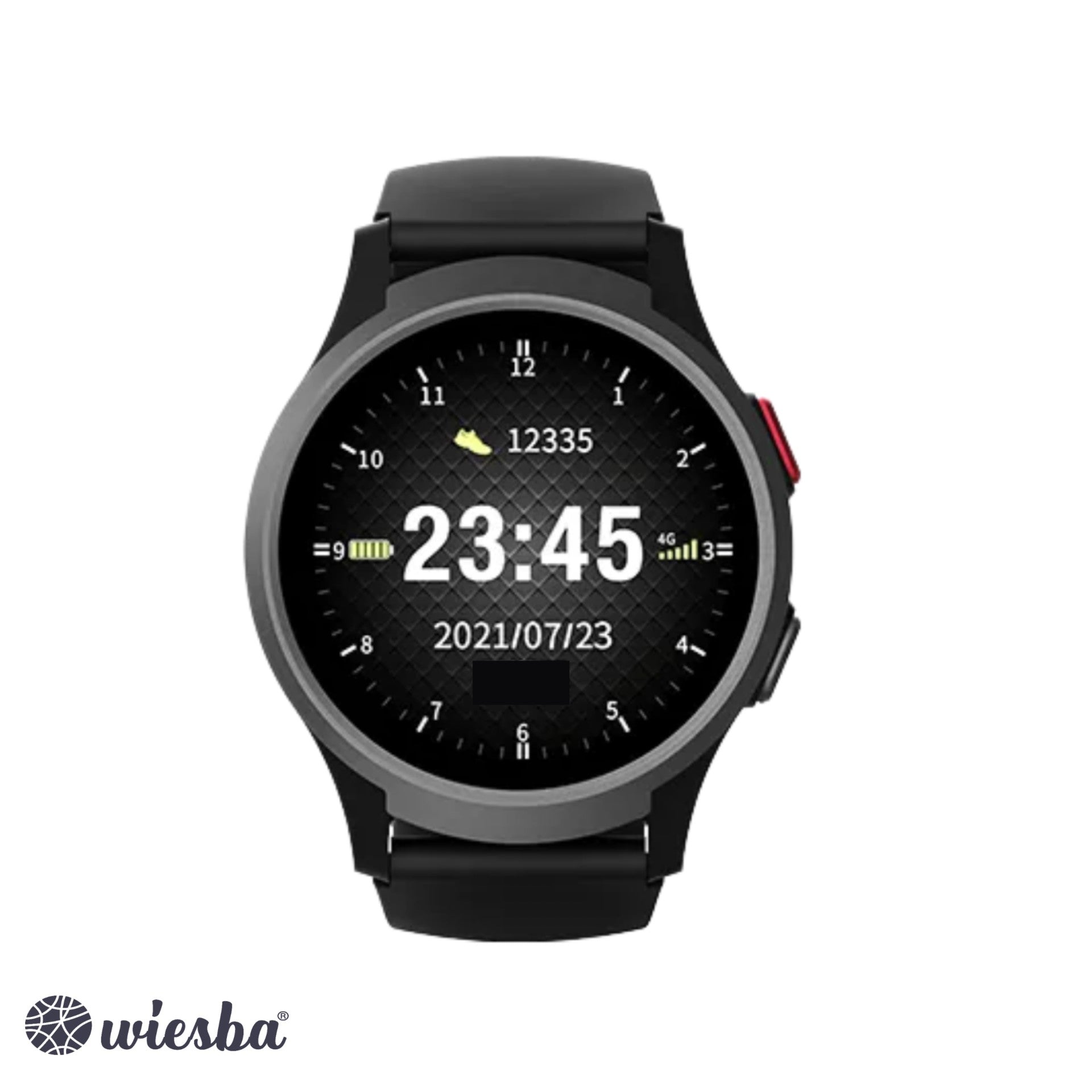 Wiesba WB58S - GPS Watch Senior - Smartwatch for the Elderly - Personal Alarms - Alarm Watch Elderly - GPS Watch Alzheimer - Fall Detection