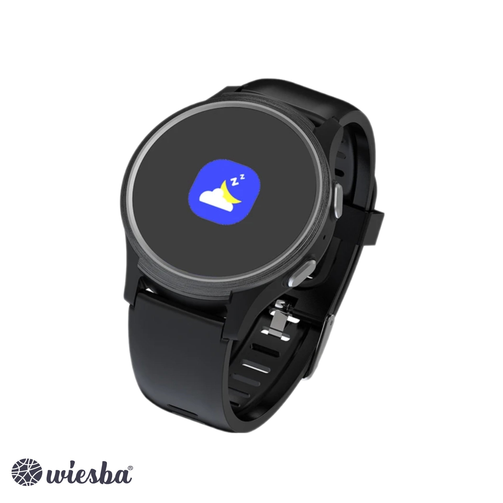 Wiesba WB58S - Montre GPS Senior - Montre Connectée pour Personnes Âgées - Alarmes Personnelles - Montre Alarme Personnes Âgées - Montre GPS Alzheimer - Détection de Chute