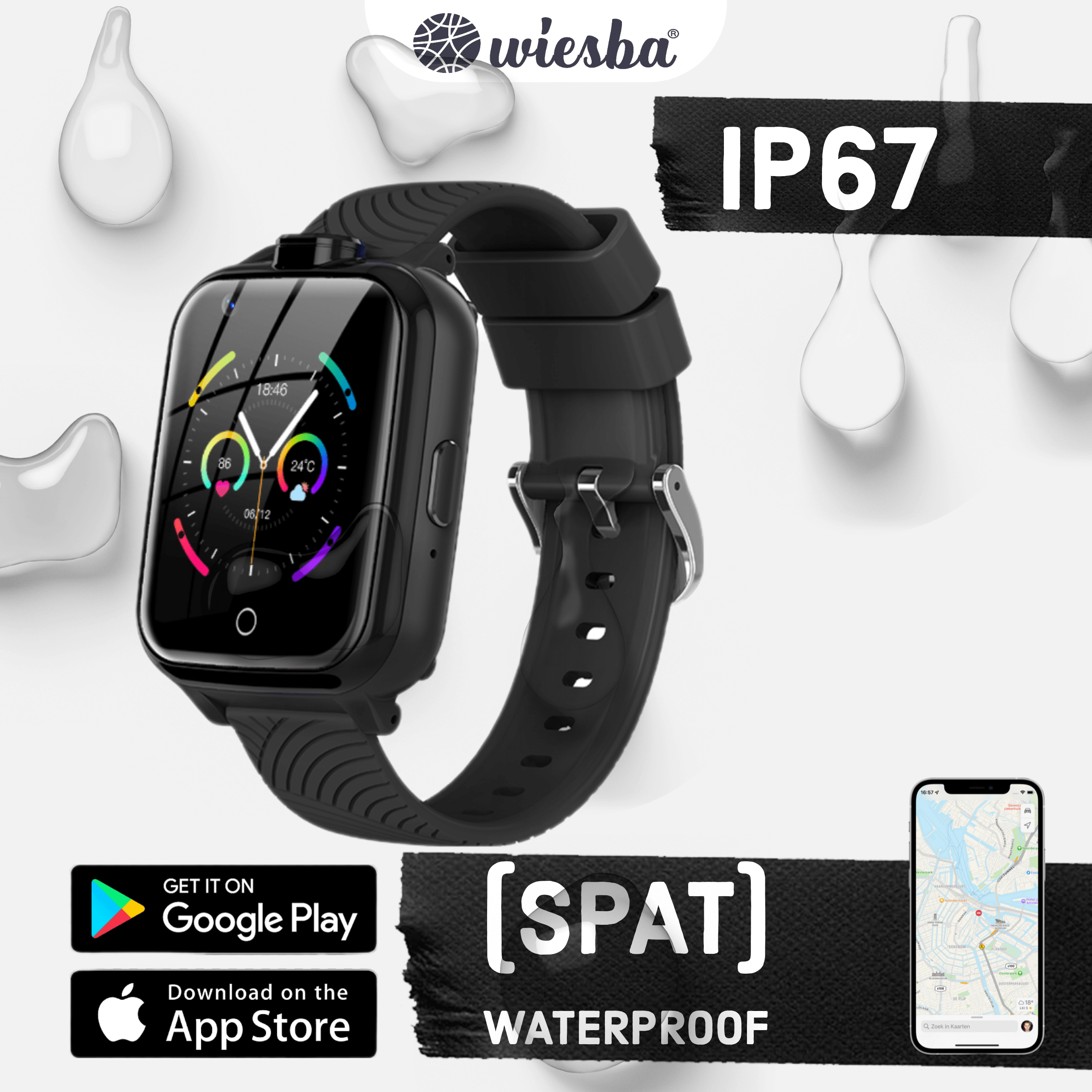 GPS Smartwatch enfants WB13 - montre gps enfant - appel de montre pour enfants - tracker gps montre pour enfants - montre pour enfants avec gps - montre pour enfants